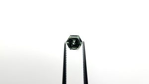0.79ct 6.39x5.55x3.25mm Hexagon Step Cut Sapphire 24707-01