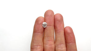 1.54ct 8.67x6.89x3.21mm SI3 H Oval Step Cut 24295-01