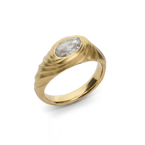 0.71ct Oval Rosecut <br> <b>McCaul </b>| Arris Ring