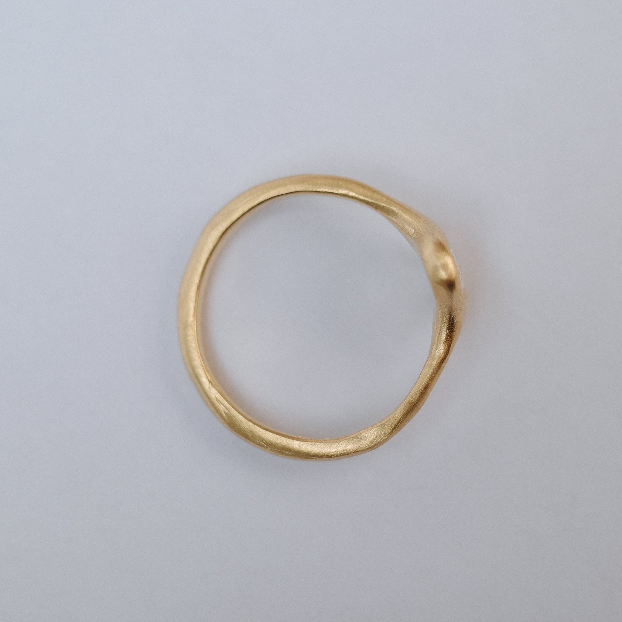 0.32ct Oval Rosecut <br> <b>We Are Arrow </b>| North/South Rosecut Diamond Signet