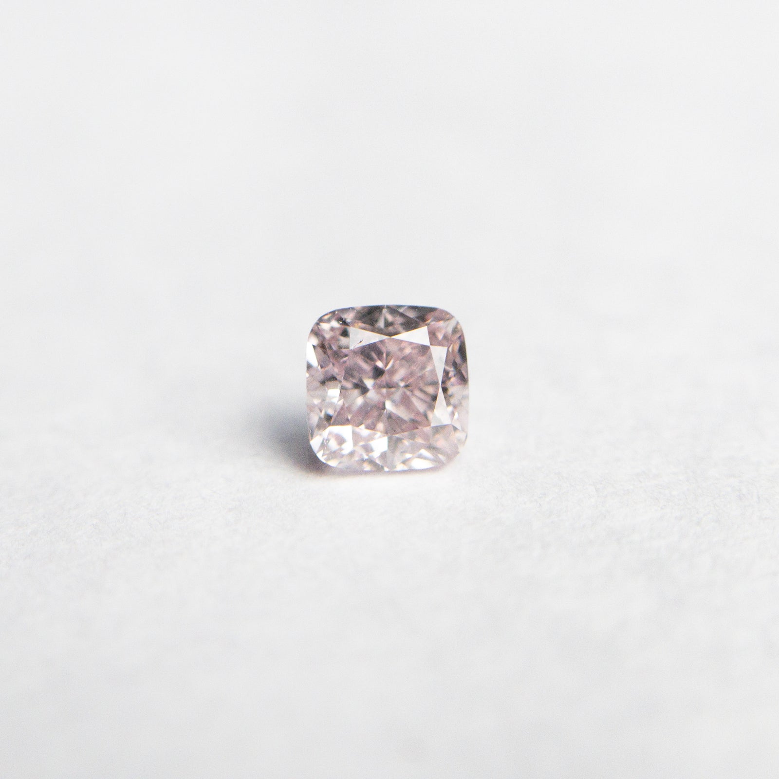 0.26ct 3.42x3.37x2.43mm GIA SI1 Fancy Purplish Pink Cushion Brilliant 🇦🇺 24102-01