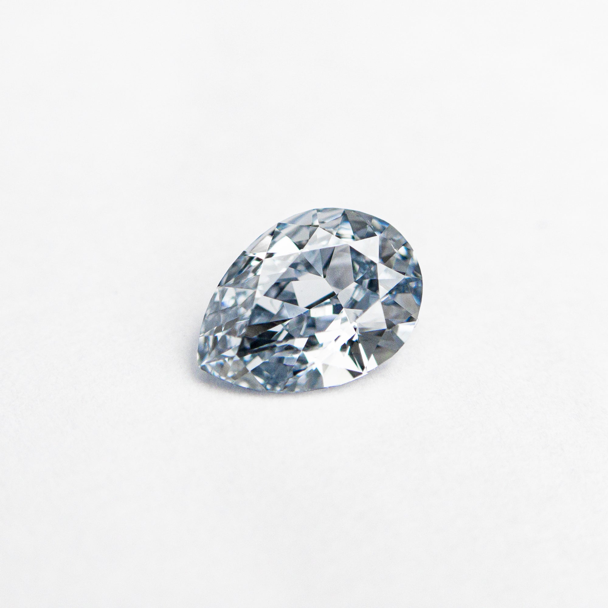 0.41ct 6.28x4.48x2.33mm GIA SI1 Fancy Blue Pear Brilliant 24136-01