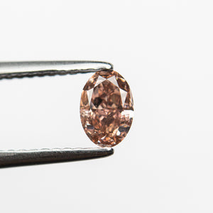 0.50ct 5.89x3.98x2.71mm GIA SI2 Fancy Pink Oval Brilliant 🇦🇺 24163-01