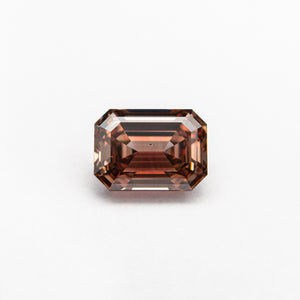 0.70ct 5.73x4.18x2.92mm GIA VS2 Fancy Brown-Pink Cut Corner Rectangle Step Cut 🇦🇺 24138-01