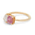 2.33cttw Fancy White Pear Brilliant Diamond and Cut Corner Rectangle Step Cut Sapphire <br> <b>Brockton Gems</b> | Modern Moi Et Toi Ring