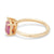 2.33cttw Fancy White Pear Brilliant Diamond and Cut Corner Rectangle Step Cut Sapphire <br> <b>Brockton Gems</b> | Modern Moi Et Toi Ring