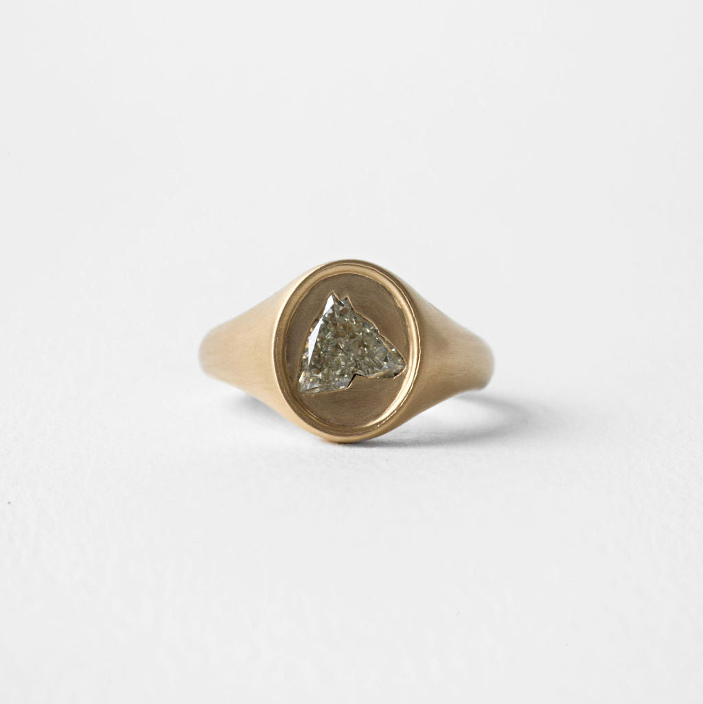 1.06ct Horse Brilliant <br><b> June Rings </b>| Derby Signet