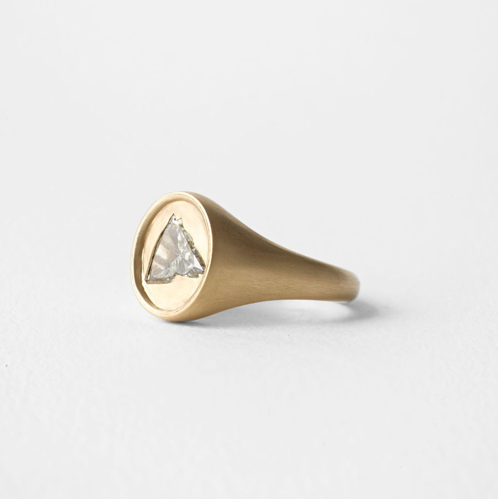 1.06ct Horse Brilliant <br><b> June Rings </b>| Derby Signet