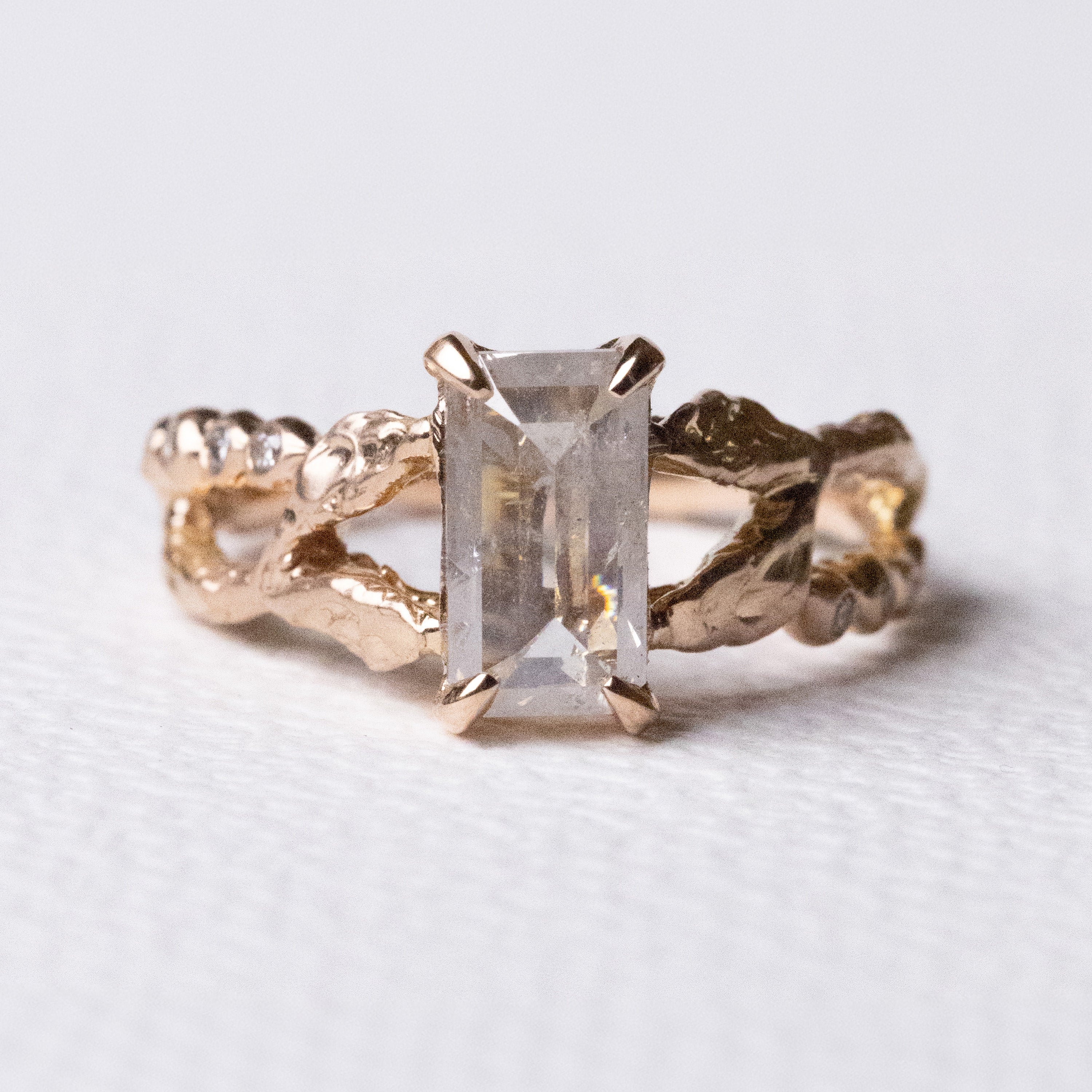 1.07ct Cut Corner Rectangle Rosecut <br><b> Ileava Jewelry</b> | Mina Ring