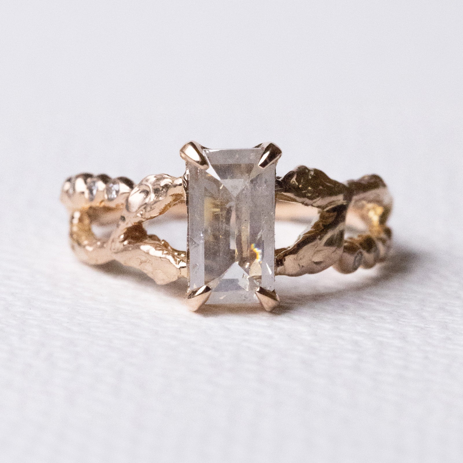 1.07ct Cut Corner Rectangle Rosecut <br><b> Ileava Jewelry</b> | Mina Ring