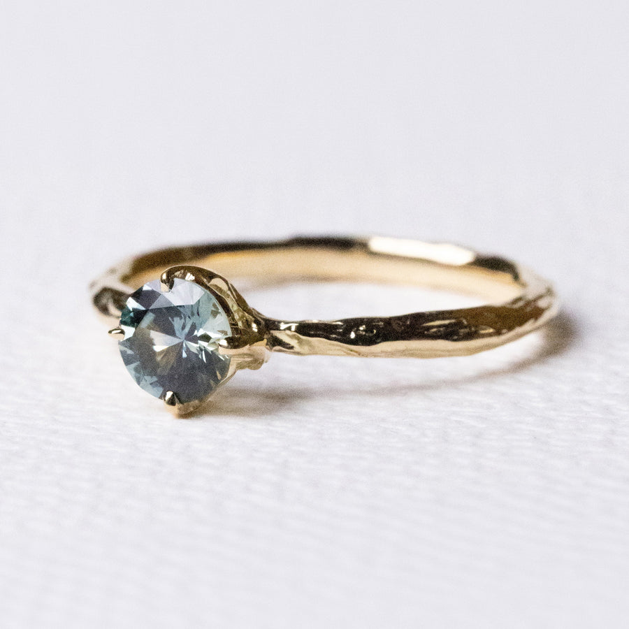 0.64ct Round Brilliant Sapphinre <br><b> Ileava Jewelry</b> | Branch2 Ring
