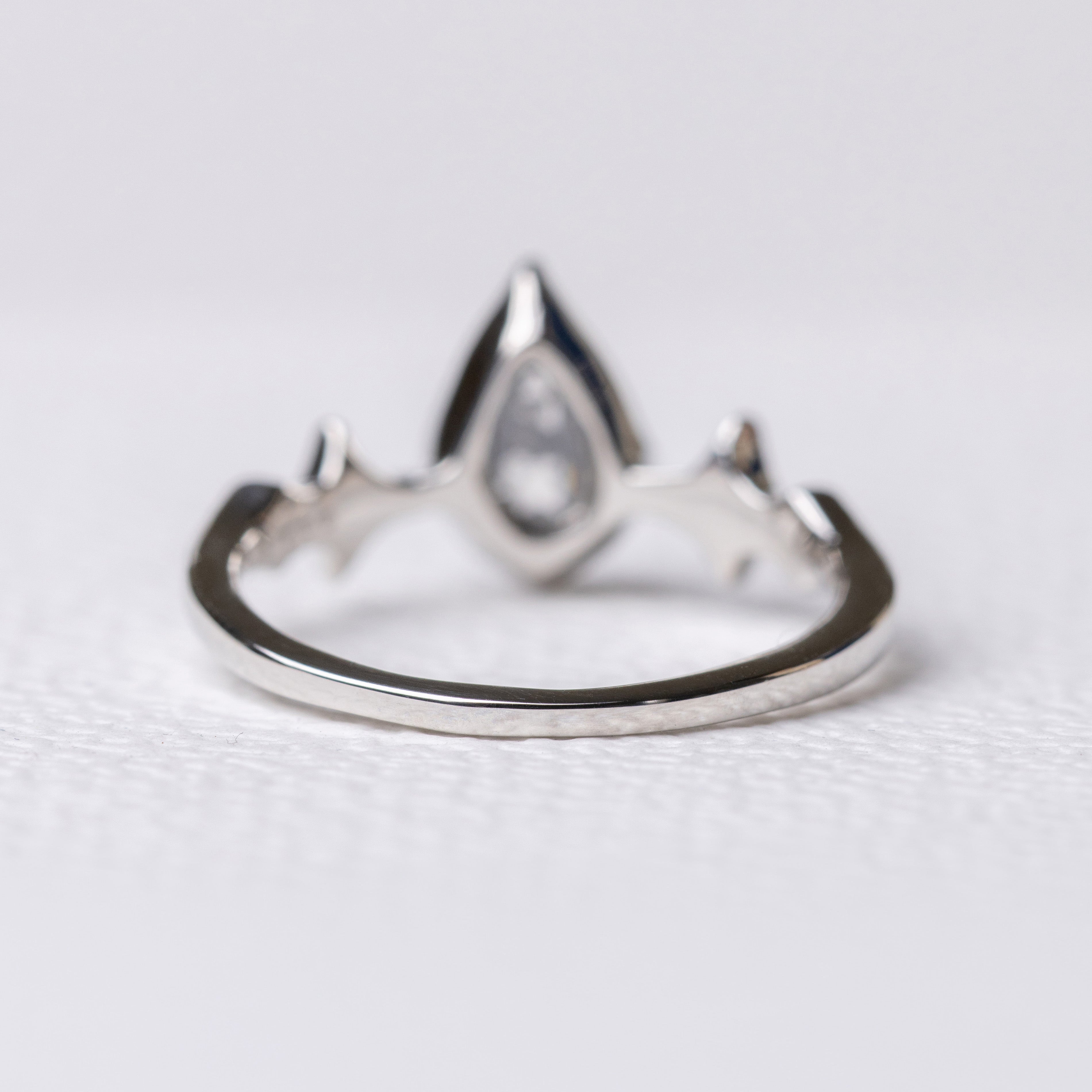0.97ct Pear Rosecut </b> Ileava Jewelry </b> | Sylvie Ring