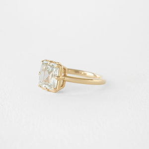 2.21ct Cut Corner Rectangle Rosecut <br><B> June Rings</b> | Mira Ring