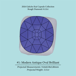 8.12ct VVS2 C4 Pre-Cut Canadian Champagne Diamond 27934