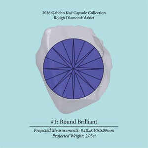 8.66ct VS1 C4 Pre-Cut Canadian Champagne Diamond 27935