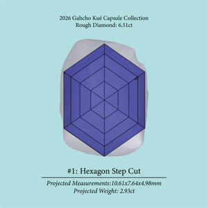 6.51ct VVS2 K Pre-Cut Canadian Champagne Diamond 27937