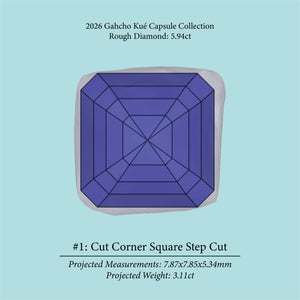 5.94ct VVS1 J Pre-Cut Canadian Champagne Diamond 27938