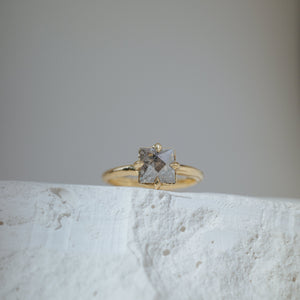 1.25ct Square French Cut <br><b> We are Arrow Ltd </b>| 1/ Modern Antique French Ring