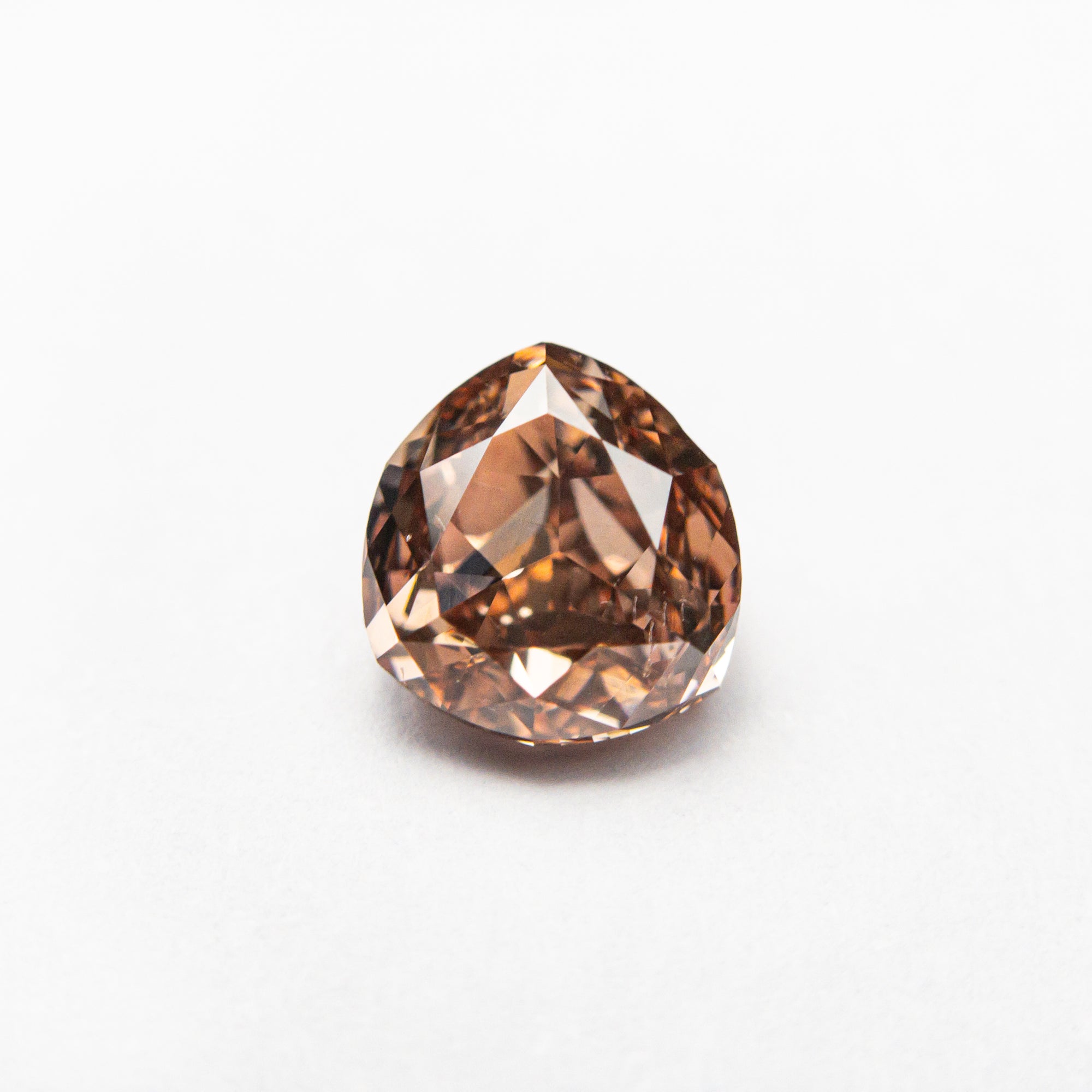 1.00ct 6.08x5.67x3.42mm GIA SI1 Fancy Brown-Pink Trillion Brilliant 🇦🇺 24113-01
