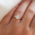 1.00ct Cut Corner Rectangle Step Cut <br><b> Yuliya Chorna Jewellery </b>| Trilogy Diamond Ring