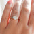 1.00ct Cut Corner Rectangle Step Cut <br><b> Yuliya Chorna Jewellery </b>| Trilogy Diamond Ring