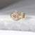 1.00ct Cut Corner Rectangle Step Cut <br><b> Yuliya Chorna Jewellery </b>| Trilogy Diamond Ring