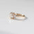 1.00ct Cut Corner Rectangle Step Cut <br><b> Yuliya Chorna Jewellery </b>| Trilogy Diamond Ring
