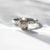 1.18ct Emerald Cut Salt & Pepper Diamond Ring - ready to ship - Yuliya Chorna Jewellery
