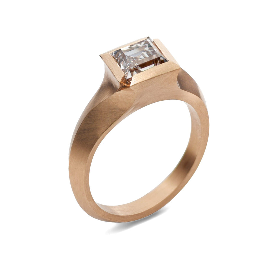 1.50ct Lozenge Step Cut <br><b> McCaul</B> | Aegis Ring