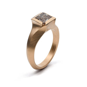 1.50ct Lozenge Step Cut <br><b> McCaul</B> | Aegis Ring
