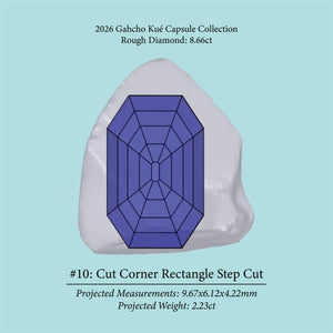 8.66ct VS1 C4 Pre-Cut Canadian Champagne Diamond 27935
