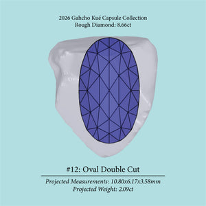 8.66ct VS1 C4 Pre-Cut Canadian Champagne Diamond 27935