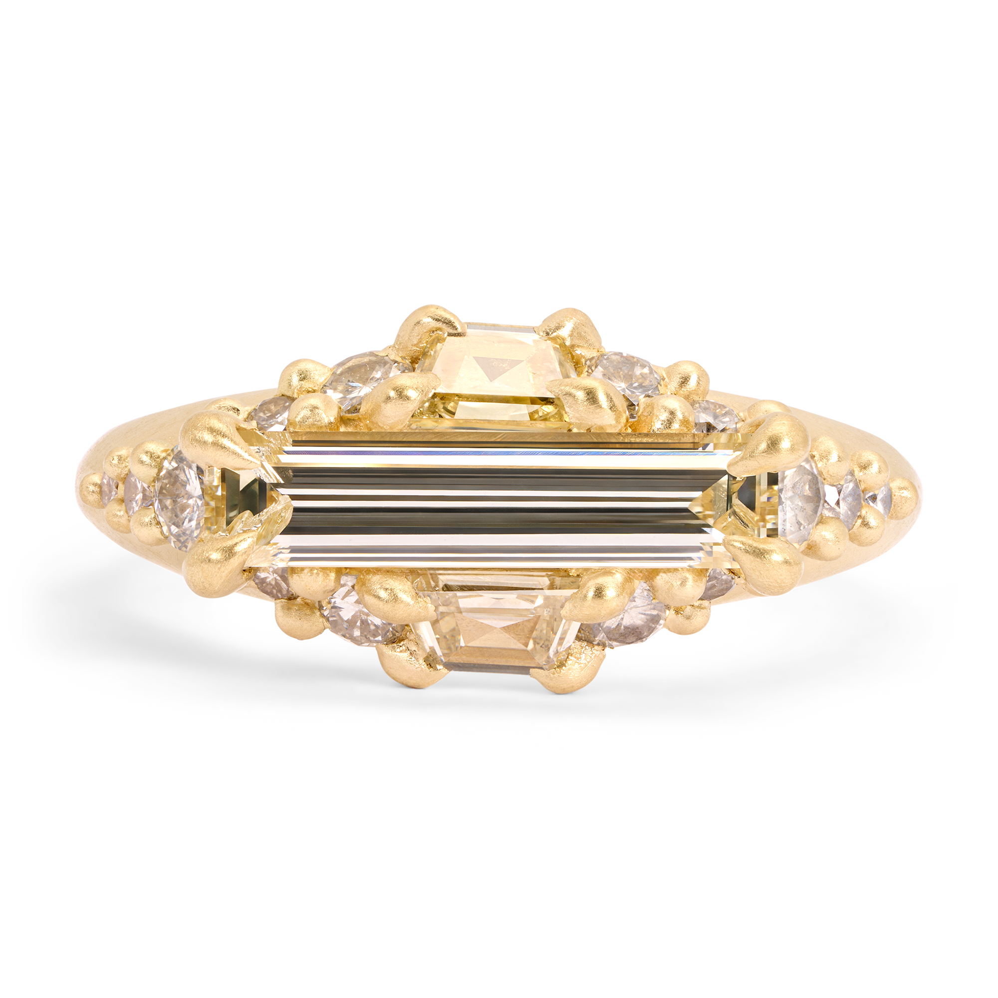 0.92ct Baguette Step Cut <br><b> Polly Wales </b>| Siona Ring