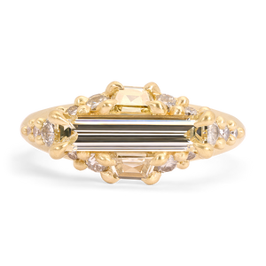 0.92ct Baguette Step Cut <br><b> Polly Wales </b>| Siona Ring