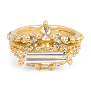 0.92ct Baguette Step Cut <br><b> Polly Wales </b>| Siona Ring