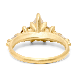 1.07ct Pear Fancy White Brilliant >br><b> Polly Wales </b>| Frosty Lake Ring