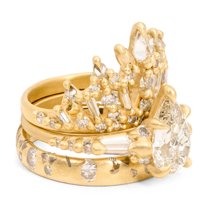 1.53ct Pear Brilliant <br><b>Polly Wales</b> | Champagne Diamond Jadis Ring