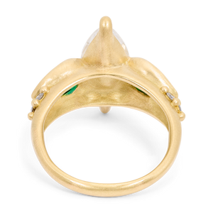 2.44ct Fancy White Marquise Brilliant <br><b> Polly Wales</b>| Nazar Ring