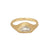 0.70ct Shield Step Cut <br><b> Emily Warden Designs </b>| Shield Diamond Signet