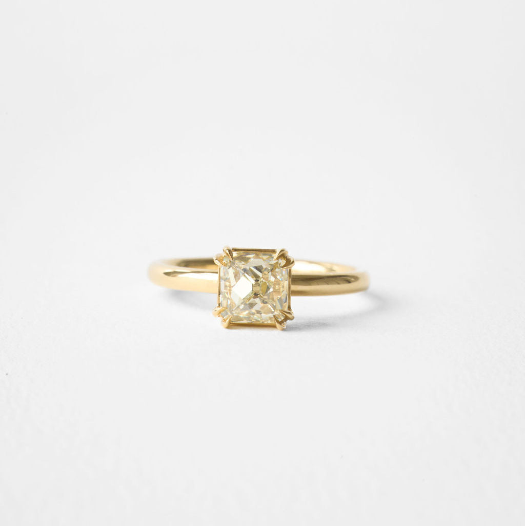 1.71ct Modern Antique French Cut <br><b> June Rings</b> | Alba Ring