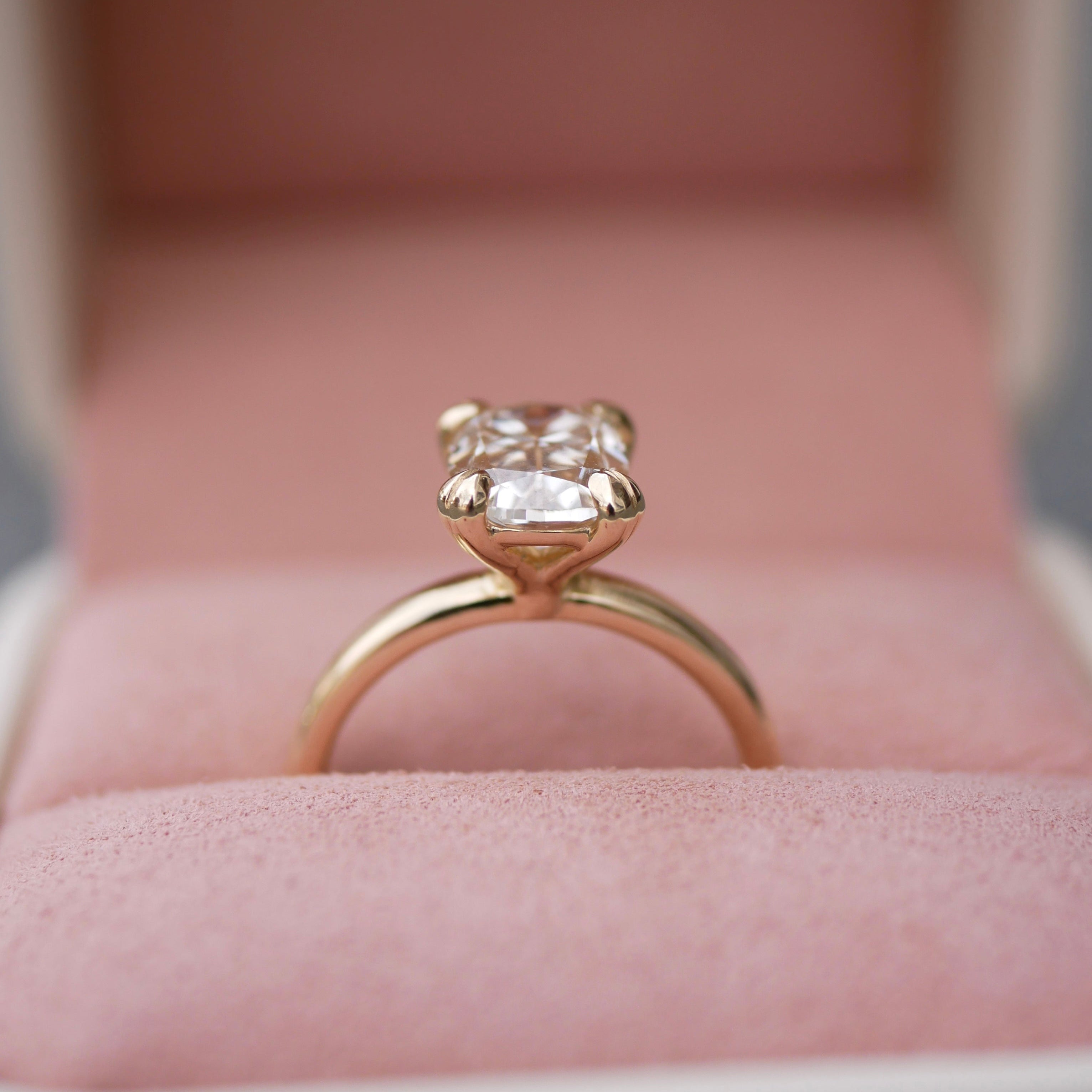 2.03ct Cushion Brilliant<br><b>Emily Warden Designs <b>| Double Prong Cushion Solitiare