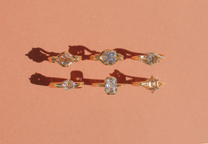 East West Cushion Diamond