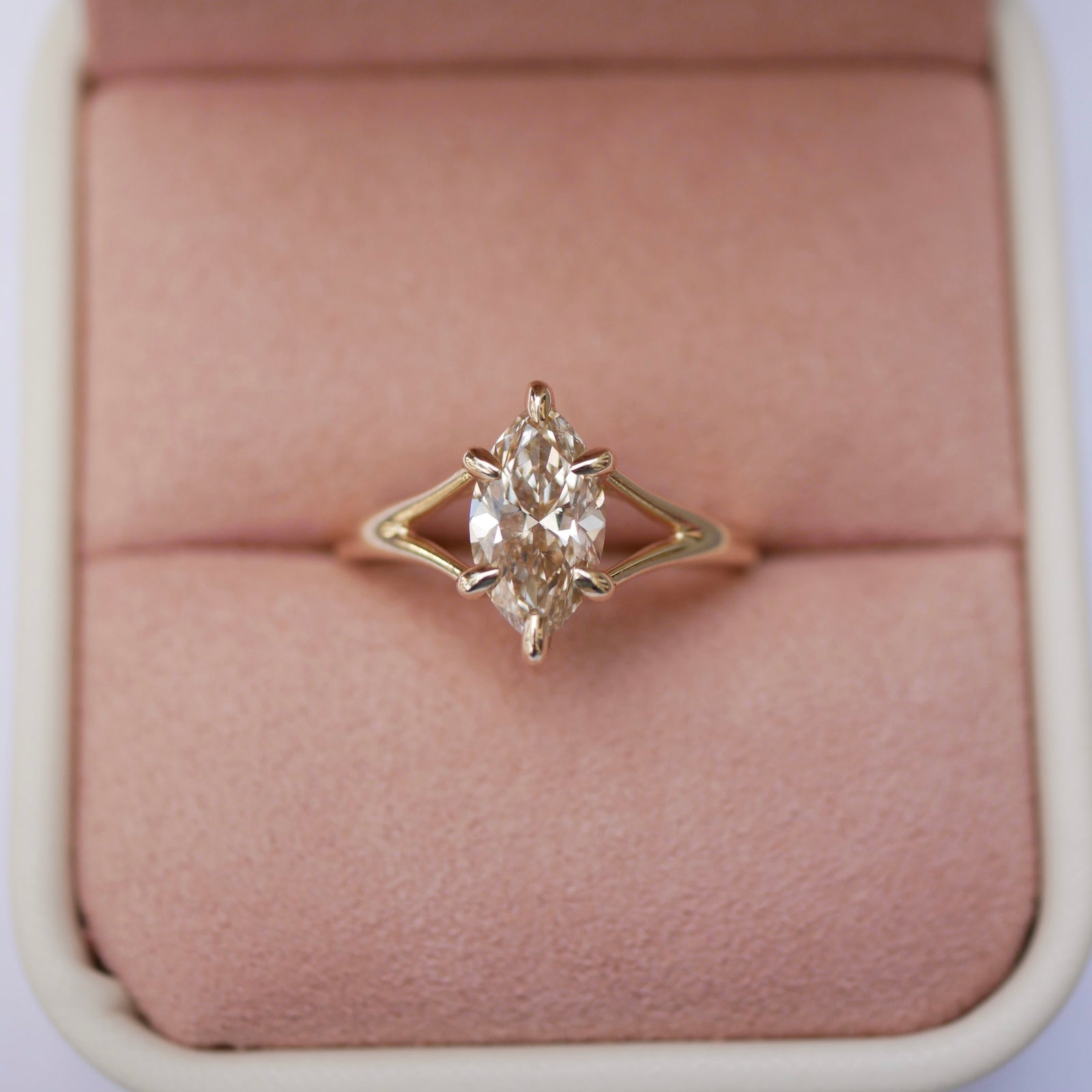 1.44ct Marquise Brilliant<br><b> Emily Warden Designs </b>| Split Shank Ring