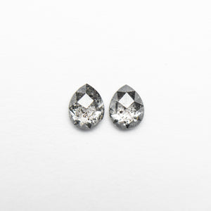 0.69cttw 2pc 5.08x4.00x2.15mm 4.95x3.93x2.18mm Pear Rosecut Matching Pair 18497-01