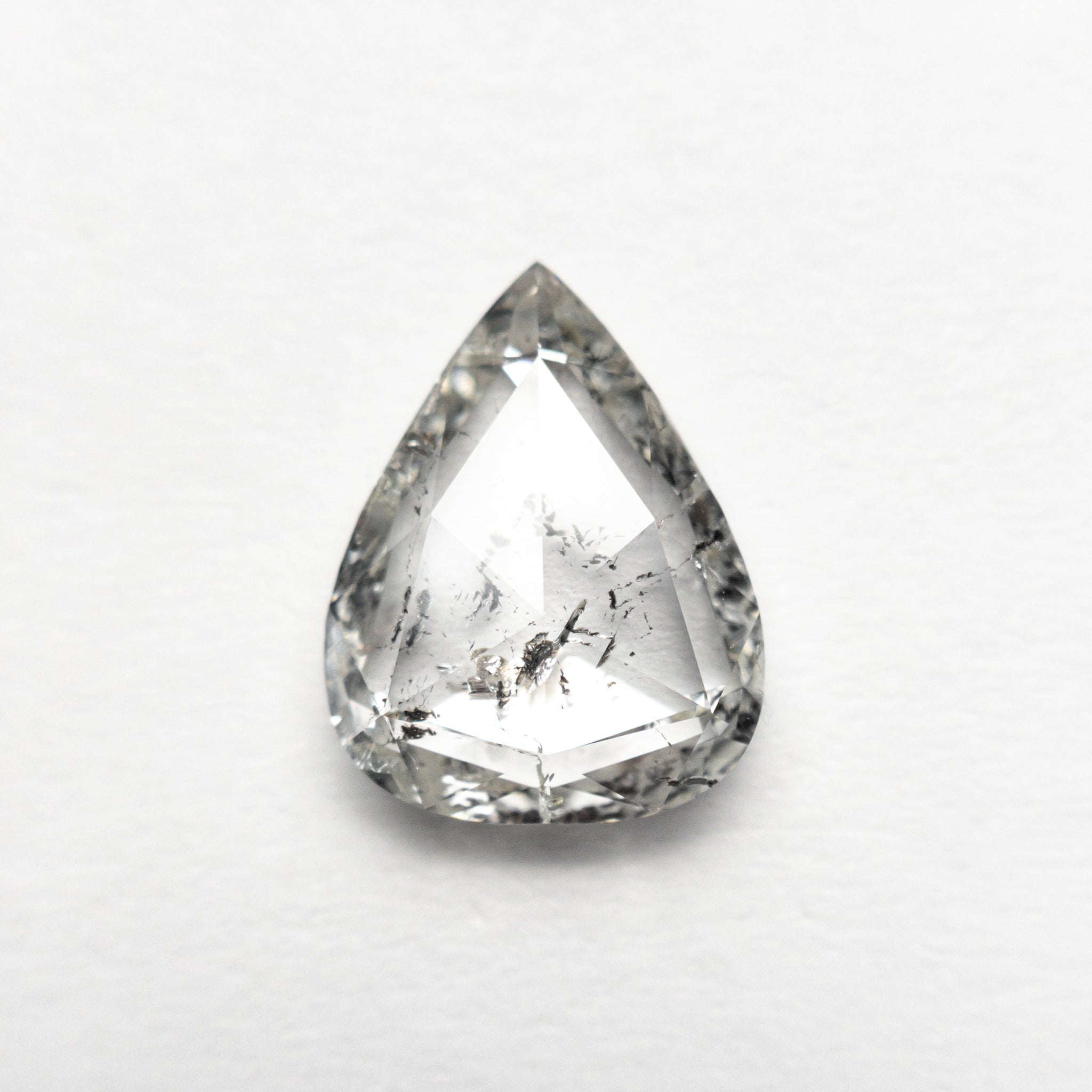 74x2 1.77ct 9.78x7.74x2.74mm Pear Rosecut 18726-17 - Misfit Diamonds