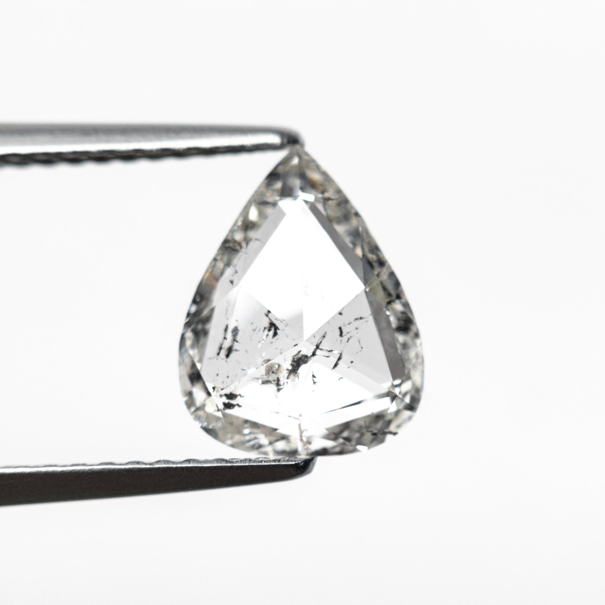 74x2 1.77ct 9.78x7.74x2.74mm Pear Rosecut 18726-17 - Misfit Diamonds
