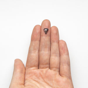 1.04ct 8.33x7.36x2.45mm Shield Rosecut 18898-01
