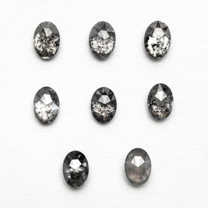 1.02cttw 8pc Oval Rosecut Melee Parcel 18965-01