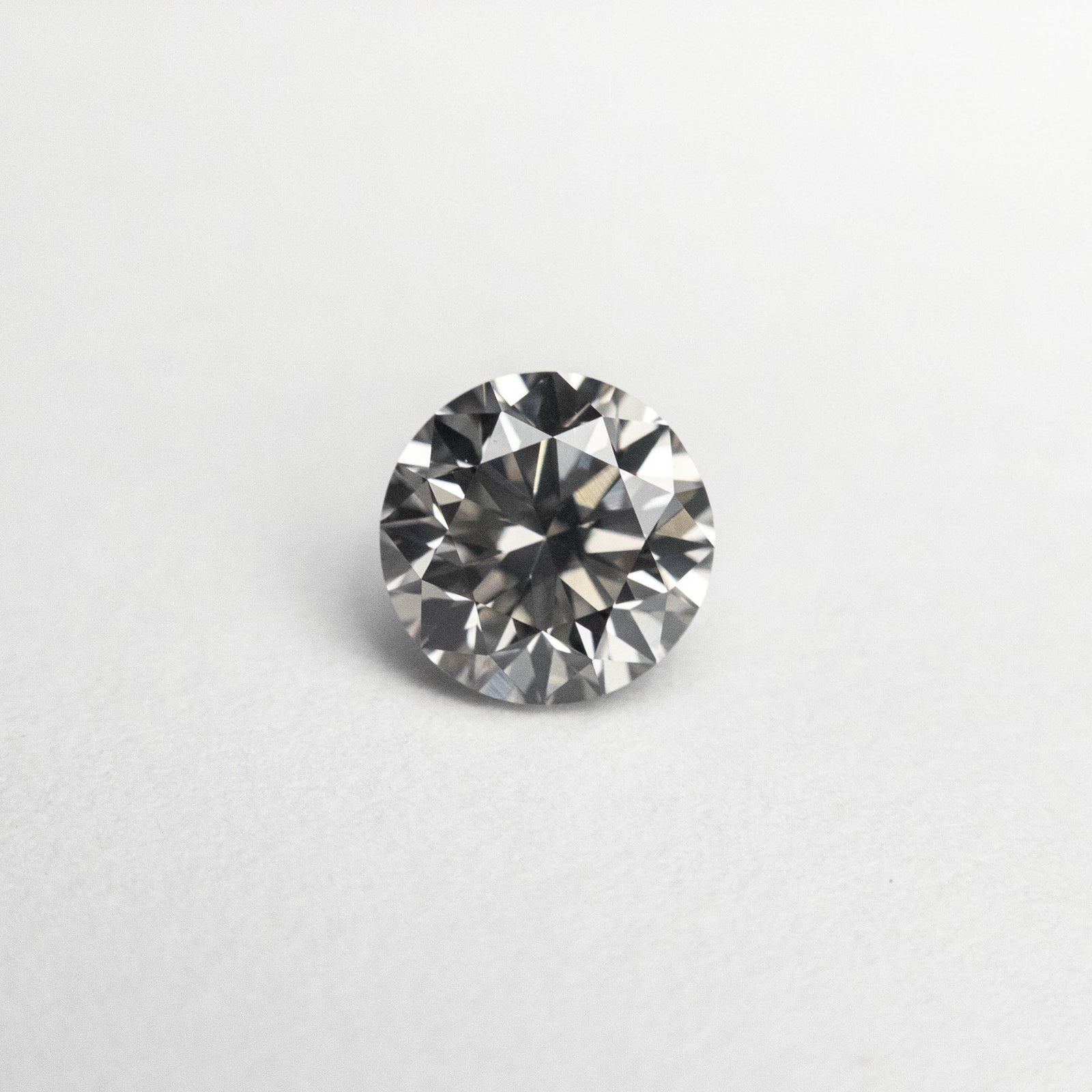 0.50ct 4.95x4.98x3.23mm VS1 Fancy Grey Round Brilliant 18968-07