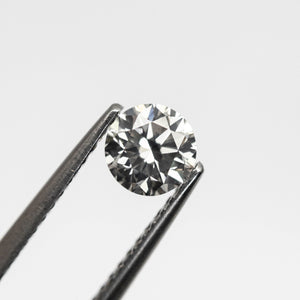 0.50ct 4.95x4.98x3.23mm VS1 Fancy Grey Round Brilliant 18968-07
